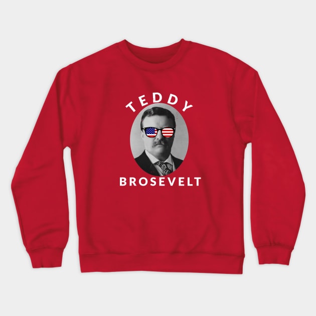 Teddy Brosevelt Crewneck Sweatshirt by BodinStreet